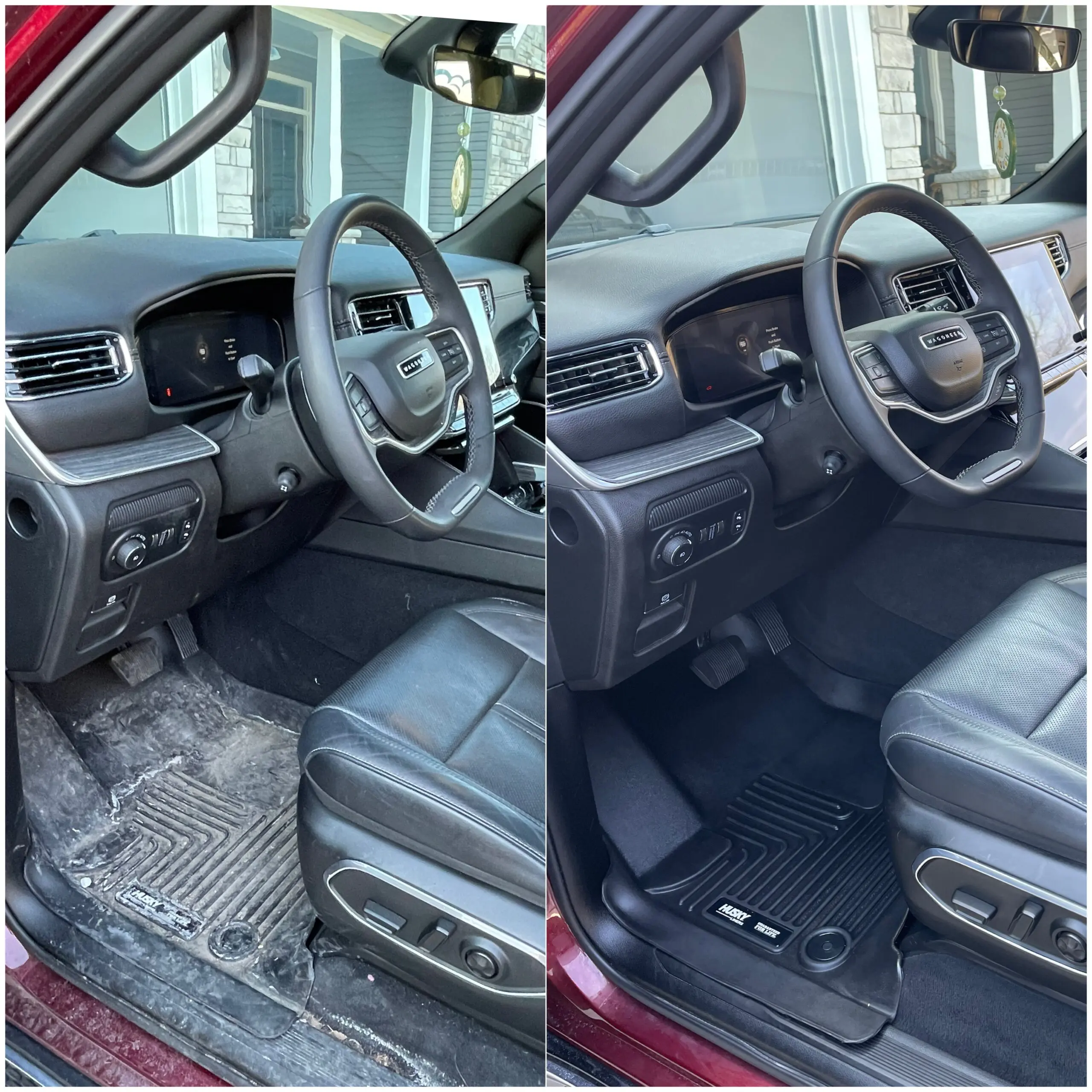 Interior detailing interior auto detailing with steam before and after